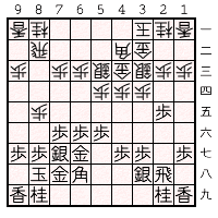 相居飛車局面図